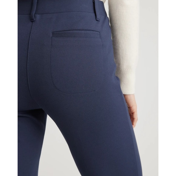 Quince Women's Wide Leg Pants - Navy - Picture 6 of 12